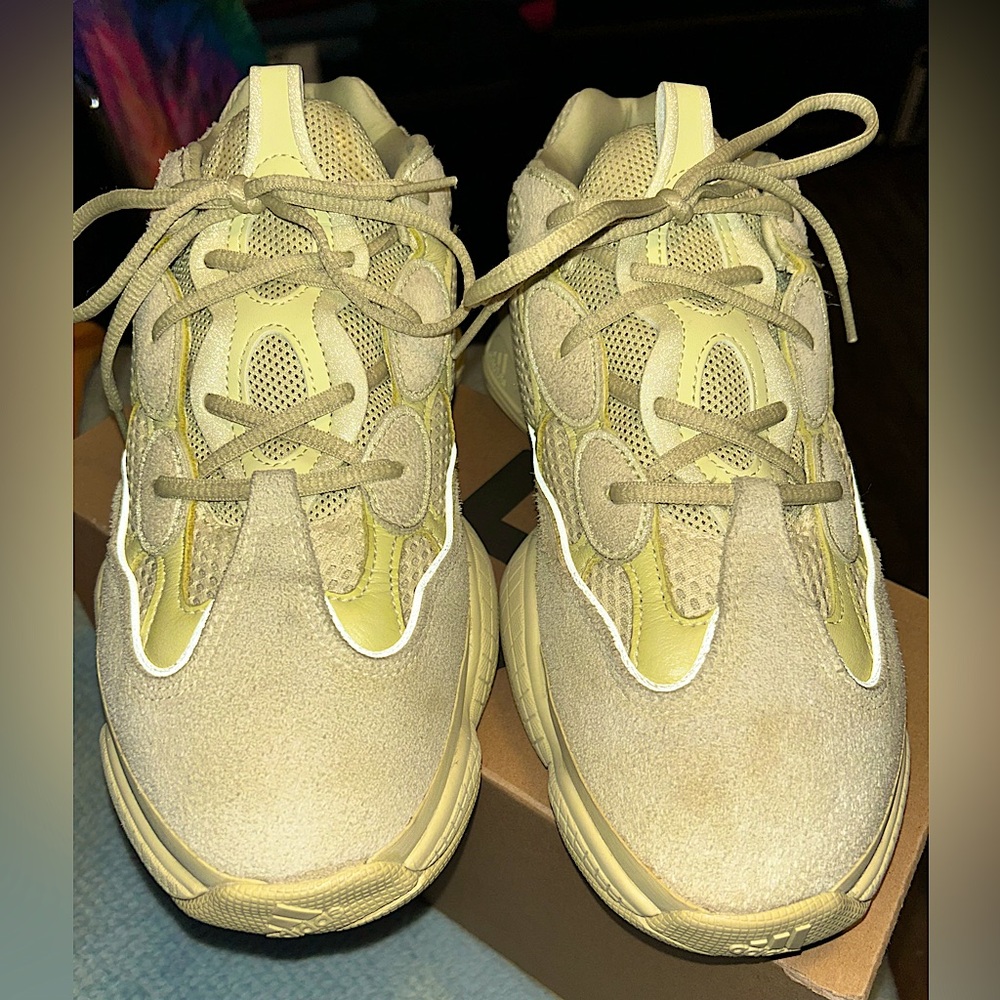 #Exclusive #Yeezy #500 #SuperMoonYellow #Size 10 1/2 #LikeNew #NoBox